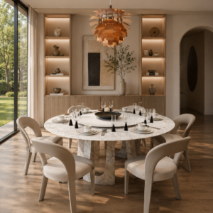 Verona Luxe Round Dining Set