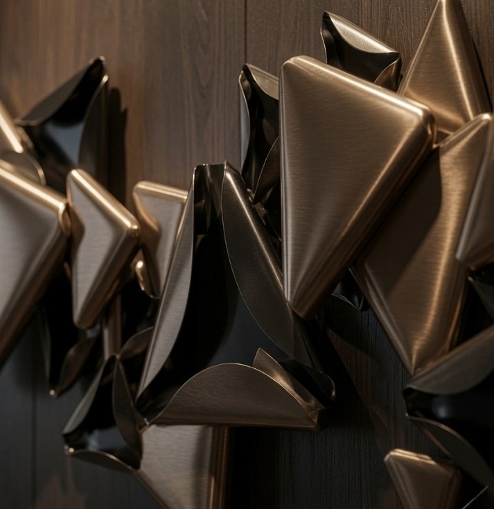 obsidian geometry wall sculpture obsidian geometry wall sculpture