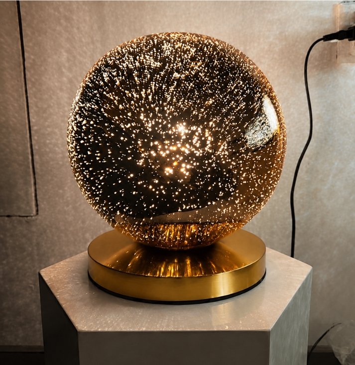 celestial glow glass orb sculpture celestial glow glass orb sculpture