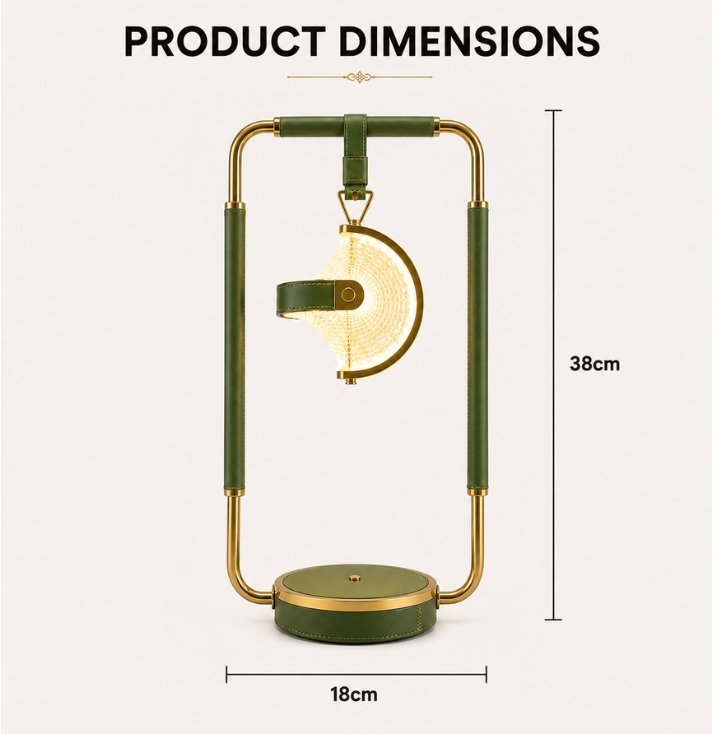 L3.1 Verdant Halo Designer Table Lamp - Image 2