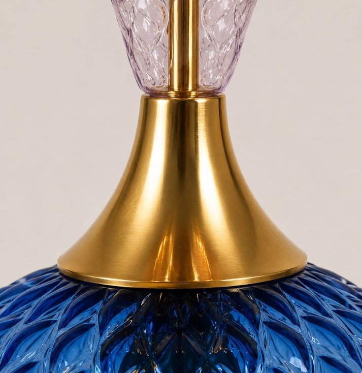 Jewel Mosaic Art Glass Pendant Light - Image 4