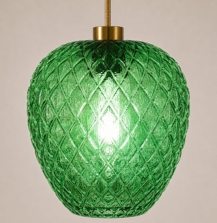 Emerald Royale Art Glass Pendant Light - Image 3