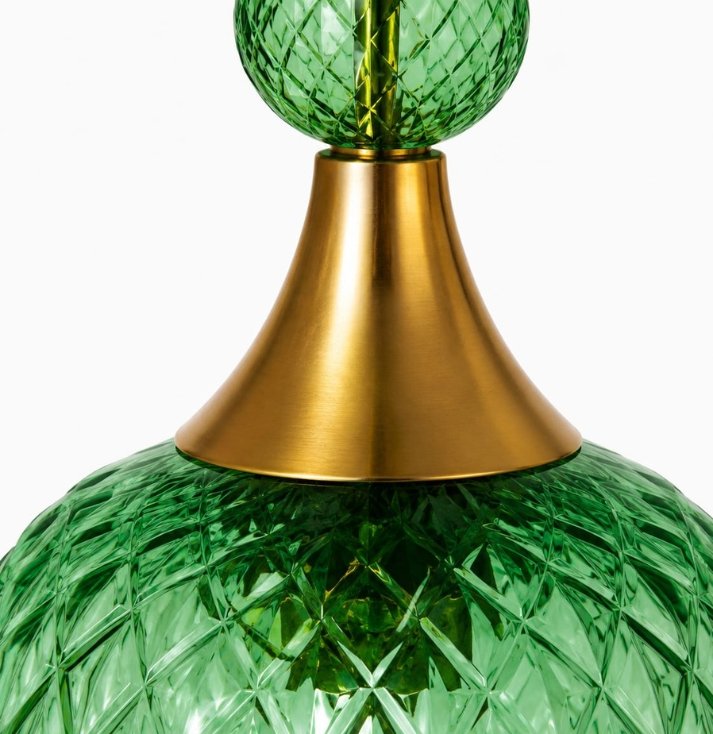 Emerald Royale Art Glass Pendant Light - Image 4