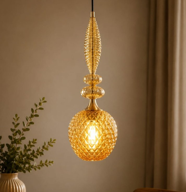 golden-radiance-crystal-pendant-light