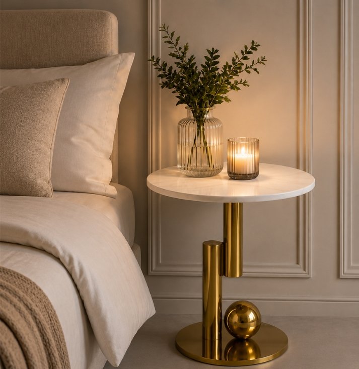 Monarch Marble Accent Table - Image 4